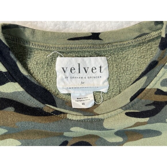 Athropologie Velvet by Graham & Spencer Shirt Womens Sz XS Puff Sleeve T-shirt - Picture 2 of 7